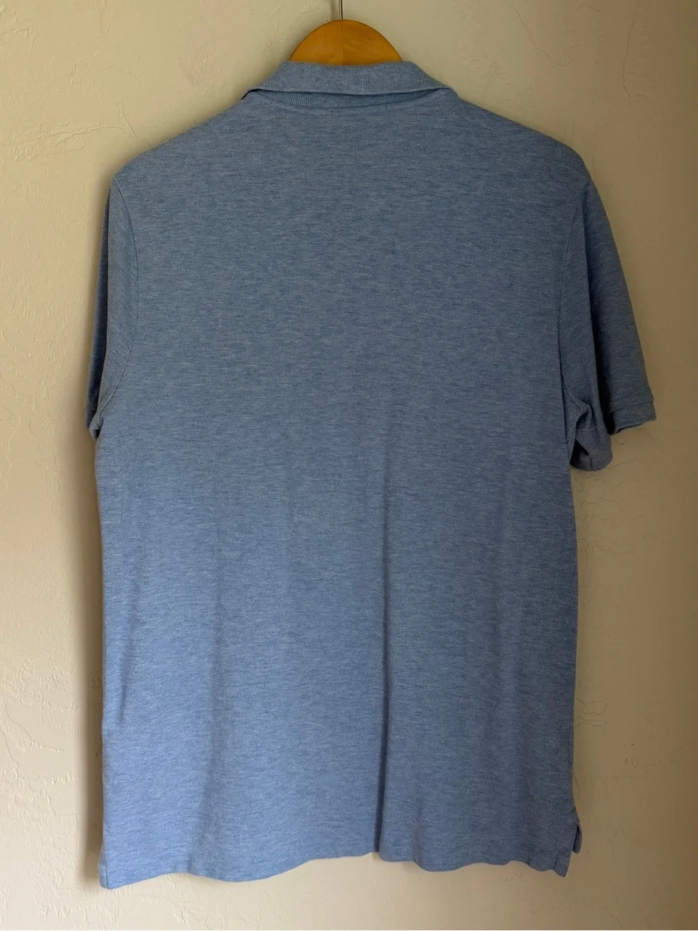 Ralph‎ Lauren Men's Classic Fit Heather Light Blue Polo Shirt Size M
